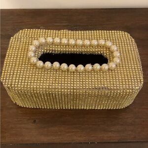 Elegant Gold  napkin holder handmade